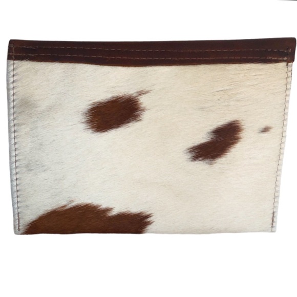 Canoe Brown Calfhair Envelope Clutch - Picture 3 of 10